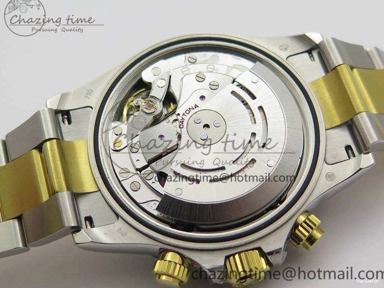 Best On Gold JH Ceramic Bracelet A7750 Dial SS YG SS Daytona Bezel YG Edition 0830